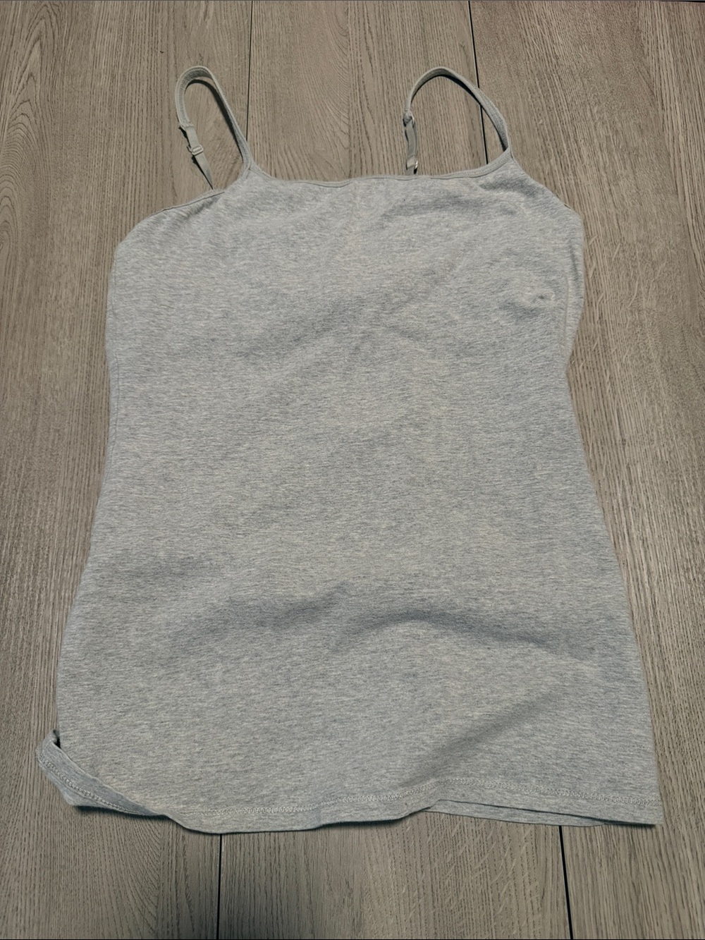 Women's Light Gray Adjustable-Strap Camisole